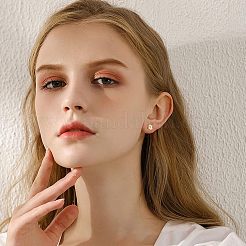 100 шт. 5 стиля фурнитуры для сережек-гвоздиков из нержавеющей стали 304 STAS-UN0022-10P