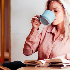 2 шт. двухцветные акриловые коврики под чашки AJEW-DR0001-15