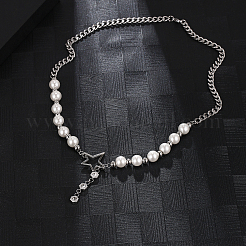 Колье-подвеска в форме звезды с искусственным жемчугом TK4545