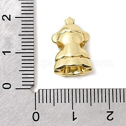 Рождественские латунные эмалевые бусины KK-L258-02G-01