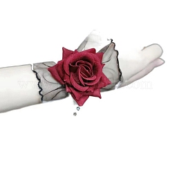 Spitzen-Handgelenksmanschetten; Lolita-Handmanschette der Dark Series&nbsp;PW-WGC86E6-01