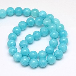 Chapelets de perles en jade jaune naturel&nbsp;G-G598-4mm-YXS-28