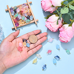 10шт стеклянные подвески PALLOY-YW00060-01