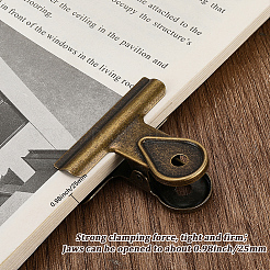 8 шт. железные зажимы для бумаг&nbsp;AJEW-CP0009-81