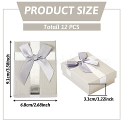 Прямоугольные бумажные подарочные коробки с бантом&nbsp;CON-TAC0010-89B