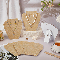 Бархатные ожерелья в форме бюста ODIS-WH0043-159F