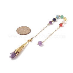 Биолокационные маятники с заострением из смешанных драгоценных камней PALLOY-JF02047