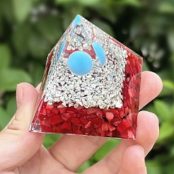 Générateurs d'énergie de résine de pyramide d'orgonite&nbsp;PW-WGDEDD9-01