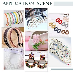 1630 шт. стеклянный стеклярус и бисер&nbsp;GLAA-PH0001-58