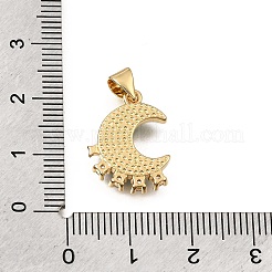 Pendentifs en laiton zircon cubique transparent&nbsp;CU-CBAF50C-03B-G
