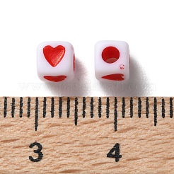 Непрозрачные акриловые бусины&nbsp;OACR-D301-06D