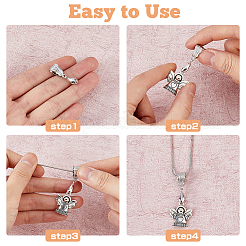 48 шт. 12 латунных подвесных хомута KK-FH0007-21