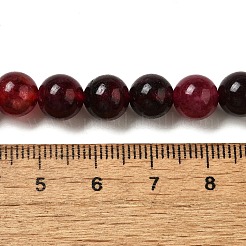 Окрашенные природные малайзии нефрита бисер нитей&nbsp;G-G021-02B-20