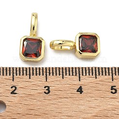 Латунные микро проложить кубического циркония подвески&nbsp;KK-G555-21G-07