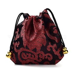 Schmuckverpackungsbeutel aus Brokat im chinesischen Stil&nbsp;PAAG-PW0001-161E-1