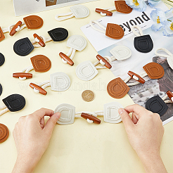 12 комплект деревянных пуговиц 3 стиля BUTT-DC0001-02