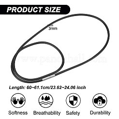 Плетеные круглые шнуры из вощеного полиэстера&nbsp;FIND-WH0136-59B-02
