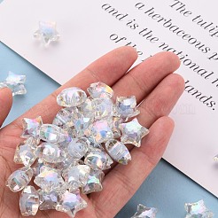 Прозрачные акриловые бусины TACR-S152-02D-SS2113