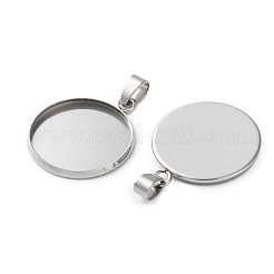 Cabochon pendenti in acciaio inossidabile 304&nbsp;STAS-L282-010P-08
