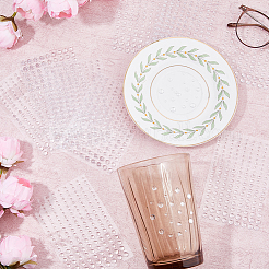 Пластиковые самоклеящиеся наклейки со стразами DIY-WH0430-637