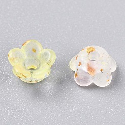 Perles en acrylique transparent mat&nbsp;LS-OACR-N137-72F