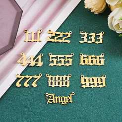 Kit di risultati per la creazione di gioielli con ciondolo con numero&nbsp;DIY-SZ0006-37