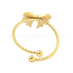 Ионное покрытие(ip) 304 нержавеющая сталь открытые манжеты кольца для женщин&nbsp;LS-RJEW-S409-01G-01