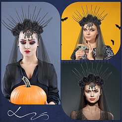 Хэллоуин полиэстер стразы платье невесты свадебная фата повязка на голову&nbsp;FIND-WH20019-165B-166