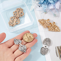 4 шт. 4-х стилевые застежки из сплава FIND-GF0007-16