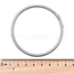 304 Edelstahl-Federarmreifen für Damen&nbsp;BJEW-Z086-01P-01
