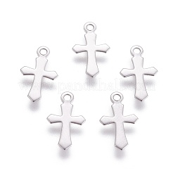 Подвески-крестики из хирургической нержавеющей стали 316 STAS-E470-04P
