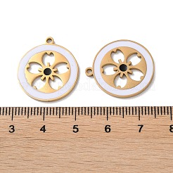 Placcatura ionica (ip) ciondoli in acciaio inossidabile 304&nbsp;STAS-C083-13G-02