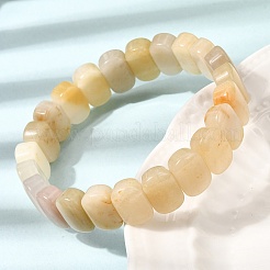 Natürliche Topas-Jade-Perlenarmbänder zum Stretch für Damen und Herren&nbsp;BJEW-D461-02I