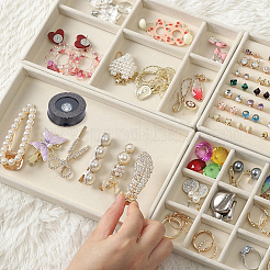 Коробки для демонстрации драгоценных камней из сплава&nbsp;CON-WH0092-88A-B