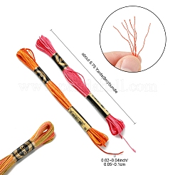 6-слойная полиэфирная нить для вышивания OCOR-FZ0001-01E