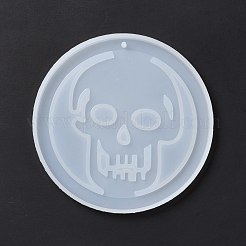 Moules en silicone pendentif crâne bricolage&nbsp;DIY-E049-03