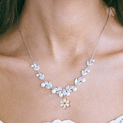 6 шт. 6 стиля латунные подвески с цирконием&nbsp;KK-AR0003-83