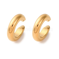 Серьги-манжеты из нержавеющей стали 304 в форме буквы С&nbsp;EJEW-A131-04C-G