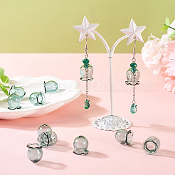 10 шт. стеклянные колпачки для изготовления колокольчиков&nbsp;GLAA-BY0001-05F