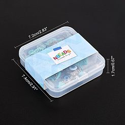 6шт 3 стиля подвески из синтетической бирюзы&nbsp;TURQ-NB0001-04