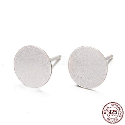925 серебряная фурнитура для плоских серег-пусетов&nbsp;STER-K167-045G-S