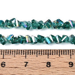 Гальванизируйте прозрачное стекло бисер нитей&nbsp;GLAA-N021-4mm-05