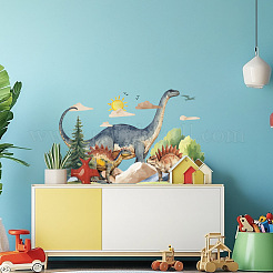 Полупрозрачные самоклеящиеся наклейки на стену из ПВХ STIC-WH0021-013