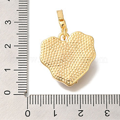 Латунные микро-паве прозрачные кубические цирконии европейские подвески-шармы KK-K388-68G