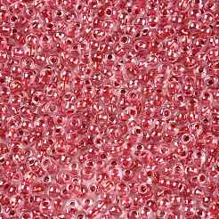 6/0 perline rotonde di vetro trasparenti all'interno colorate&nbsp;SEED-N006-004L