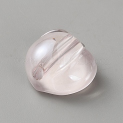 透明なアクリルビーズ  模造果物  桃  18.5x19x9.5mm  穴：3mm&nbsp;MACR-CJC0004-40A
