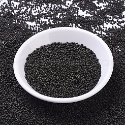 MIYUKIラウンドロカイユビーズ  日本製シードビーズ  （rr2004)マットメタリックダークオリーブ  11/0  2x1.3mm  穴：0.8mm  約1100PCS /ボトル  10 G /ボトル&nbsp;SEED-JP0008-RR2004