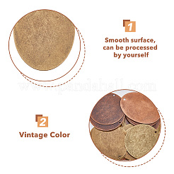 24шт 4 стильные металлические бирки&nbsp;KK-FH0006-07