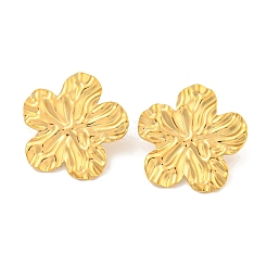 Ионное покрытие (ip) серьги-гвоздики из нержавеющей стали 304 для женщин EJEW-A111-06G