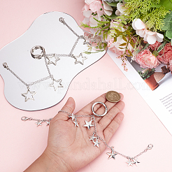 2 пара цепей для ремней безопасности из нержавеющей стали 304&nbsp;HJEW-DR00256